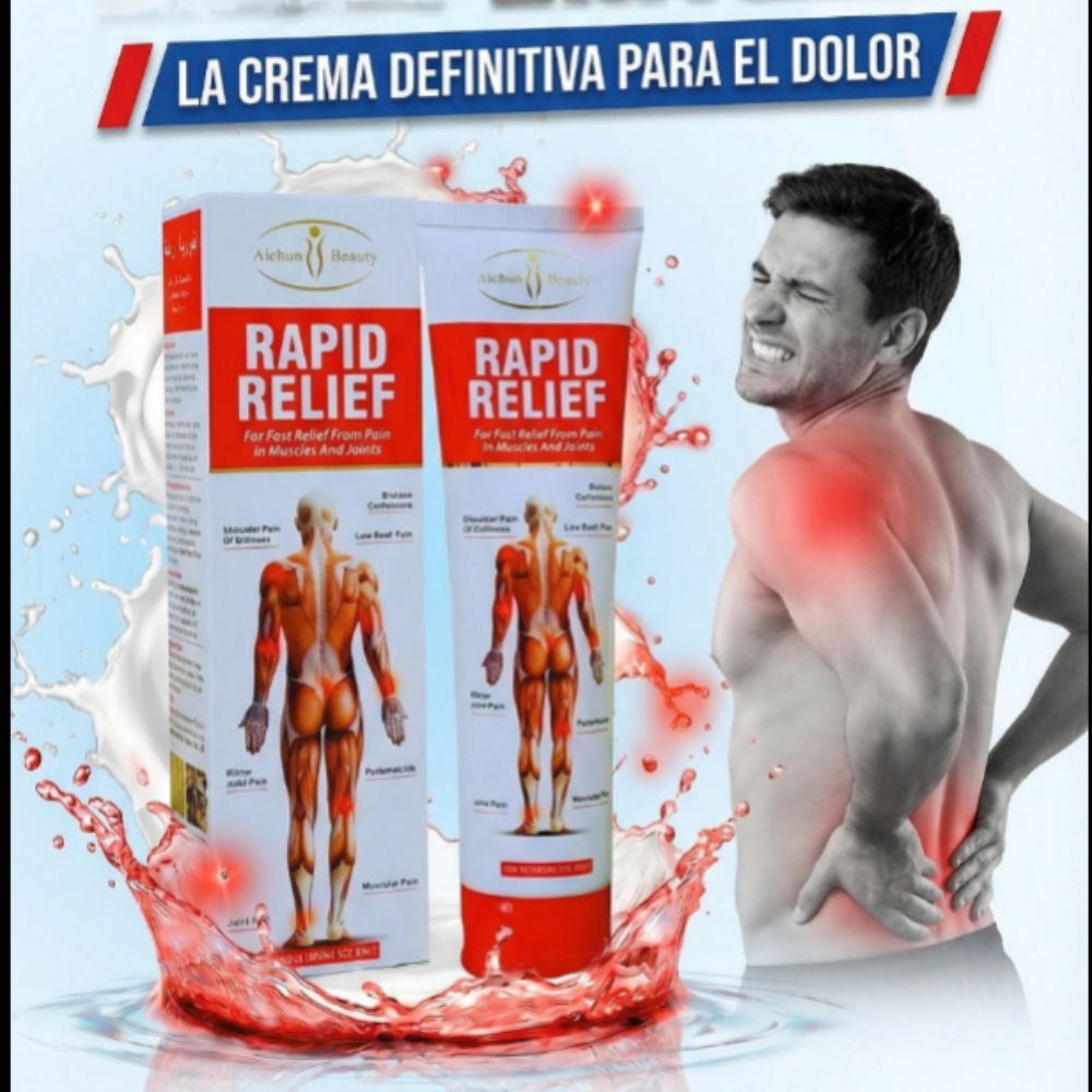 Crema Rapid Relief Alivio Muscular y Articular