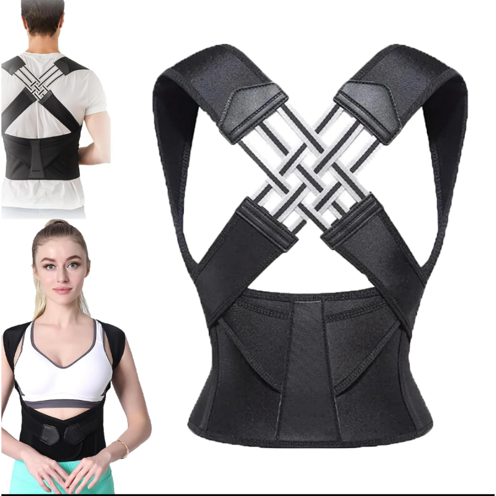 Corrector de Postura Espalda con Soporte Lumbar Ajustable